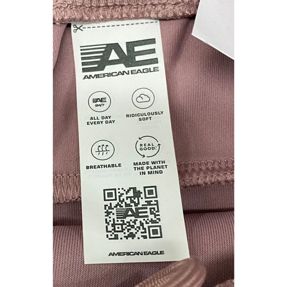 American Eagle Men's Jogger Shorts Toasted Mauve Above Knee Size M NWT - Picture 12 of 16